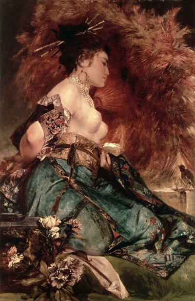 Japansk jente av Hans Makart
