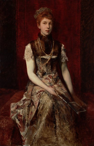 Portrett av Dora Fournier-Gabillon, ca 1879 av Hans Makart