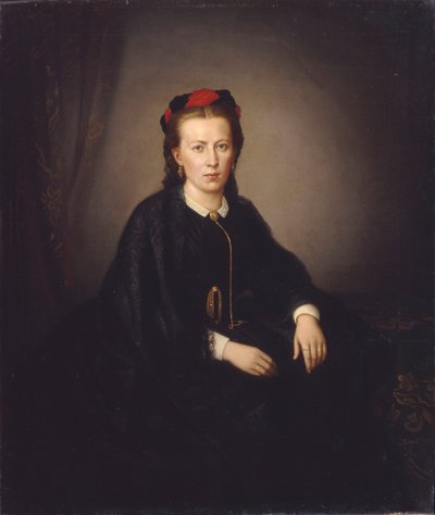 Portrett av en kvinne av Hans Makart