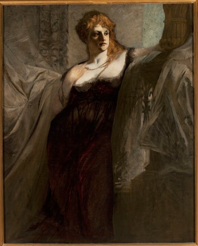 Portrett av en ung kvinne av Hans Makart