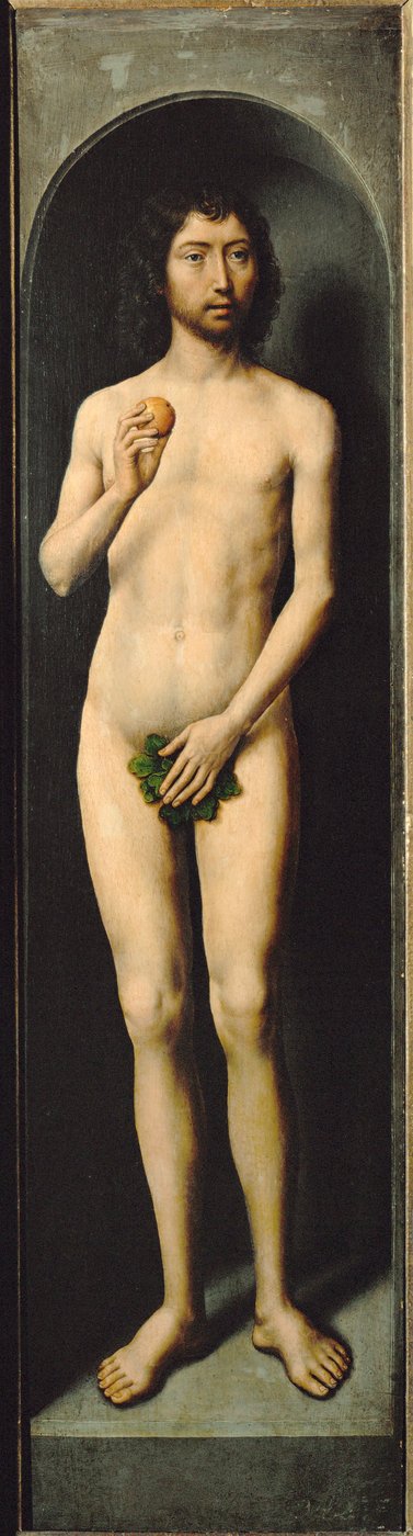 Adam (olje på eik) av Hans Memling