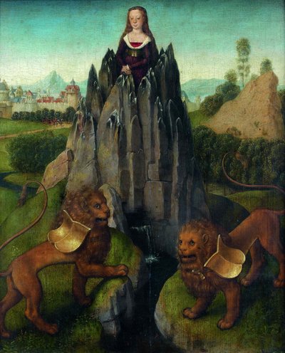 Allegory of Chastity, ca 1475. av Hans Memling