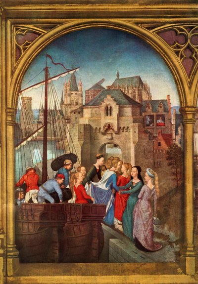 Ankomst til Köln, 1489. av Hans Memling