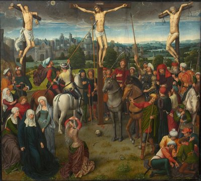 Golgata Triptych, sentralpanel, 1480-tallet. av Hans Memling
