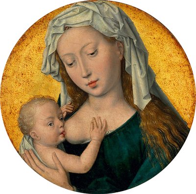 Jomfru Maria som ammer Kristusbarnet av Hans Memling