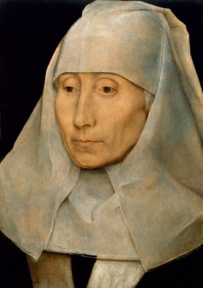 Portrett av en gammel kvinne, 1468-70 av Hans Memling