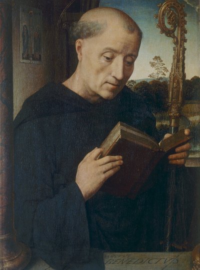St. Benedikt, 1487 av Hans Memling