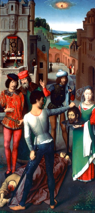 Triptyk av døperen Johannes og evangelisten Johannes, 1479 av Hans Memling
