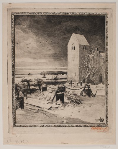 Høyt på en gren. VI. Kirkegården av Hans Nikolaj Hansen