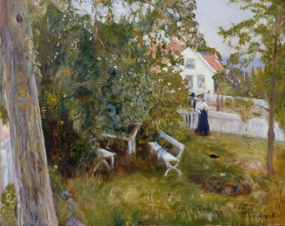 Sommerlandskap av Hans Olaf Heyerdahl
