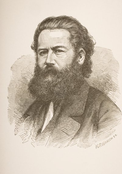 Henrik Ibsen (1828-1906) ca. 1858 av Hans Peter Hansen