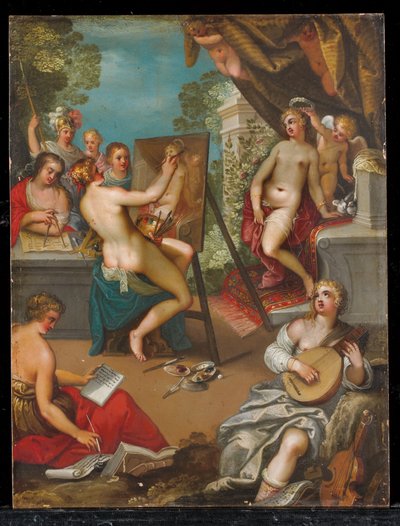 Allegory of the Arts av Hans Rottenhammer
