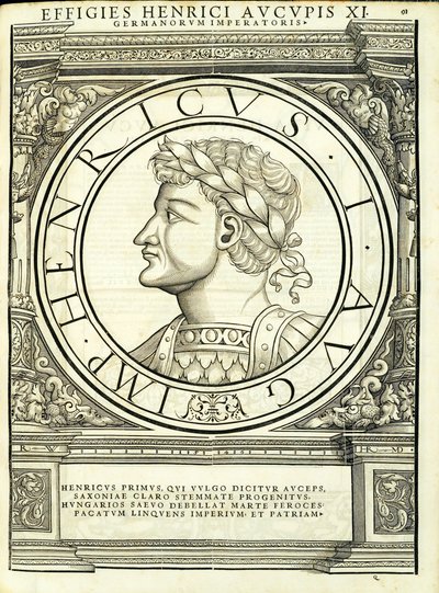 Henry I Auceps, illustrasjon fra 