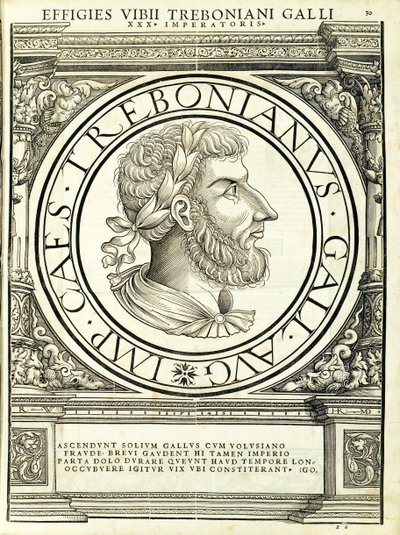 Trebonianus Gallus, illustrasjon fra 