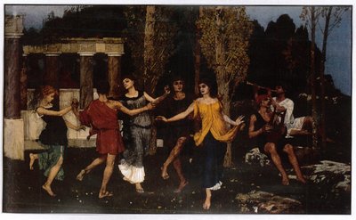 En arkadisk idyll, 1879 av Hans Sandreuter