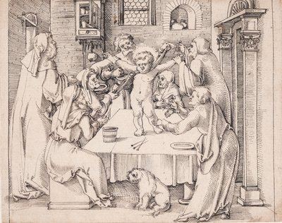Martyrdøden til St Simon av Trent av Hans Schäufelein