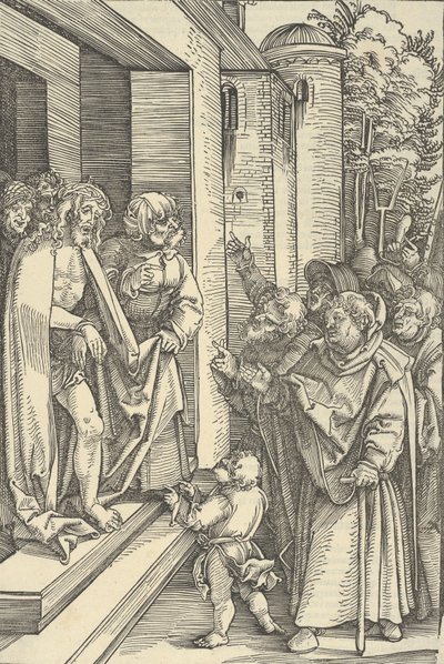 Se mannen, fra speilet av lidenskapen til vår Herre Jesu Kristi, 1507 av Hans Schäufelein the Elder