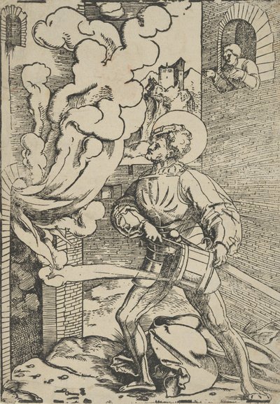 Saint Florian gjenangrep. av Hans Schäufelein the Elder