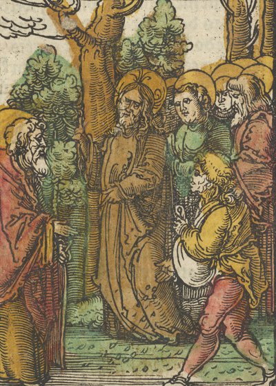 Lignelsen om såmannen og ugresset, fra Das Plenarium, 1517. av Hans Schäufelein the Elder