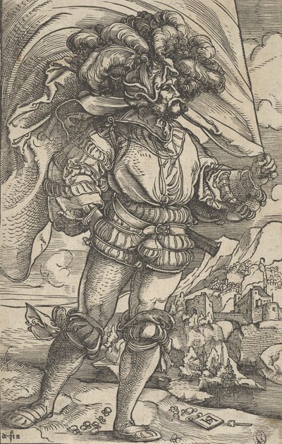 Fanebæreren, ca. 1515. av Hans Schäufelein the Elder