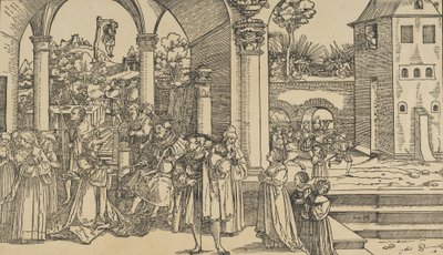 Historien om Ester. av Hans Schäufelein the Elder