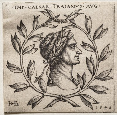 Byste av keiser Trajan av Hans Sebald Beham