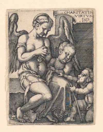 Veldedighet av Hans Sebald Beham