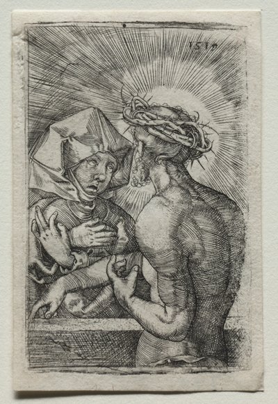 Kristus og jomfruen, 1519. av Hans Sebald Beham