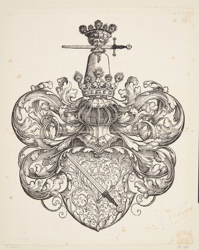 Våpenskjold fra Kress von Kressensteins familie av Hans Sebald Beham