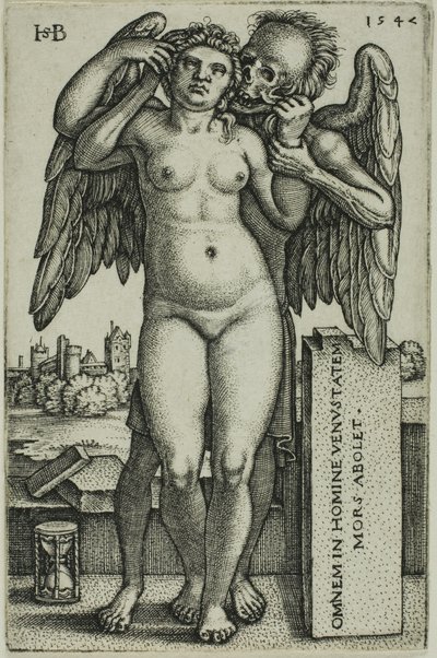 Døden og jomfruen av Hans Sebald Beham