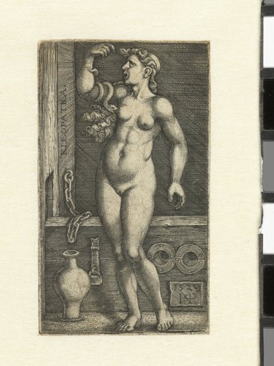 Kleopatras død Kleopatra (tittel på objekt) av Hans Sebald Beham