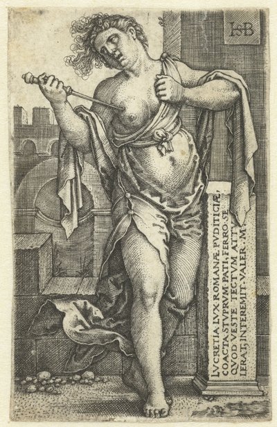 Lucretias død av Hans Sebald Beham