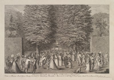 Festbønder (mai og juni) av Hans Sebald Beham