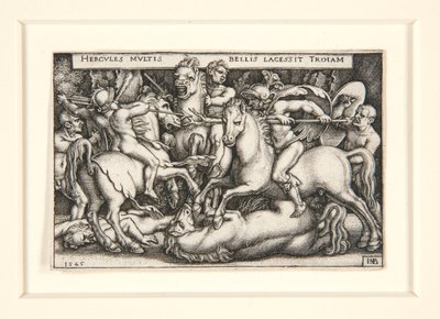 Hercules beseiret trojanerne av Hans Sebald Beham