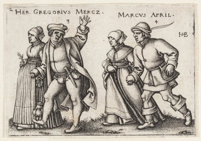 mars og april av Hans Sebald Beham