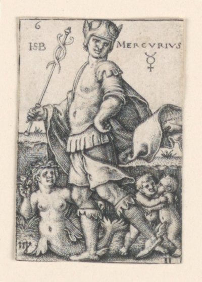 Mercury, fra The Seven Planets av Hans Sebald Beham