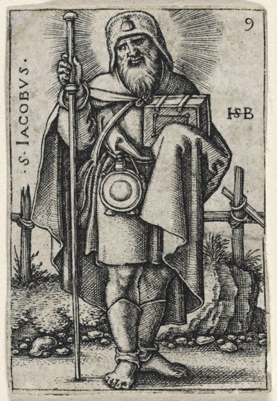 Saint James, major, 1541-46 av Hans Sebald Beham
