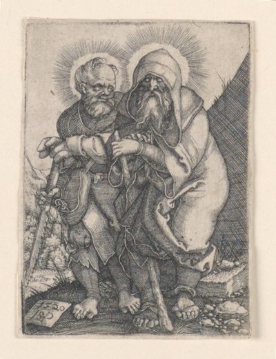 Saint Simon og Saint Thaddeus av Hans Sebald Beham