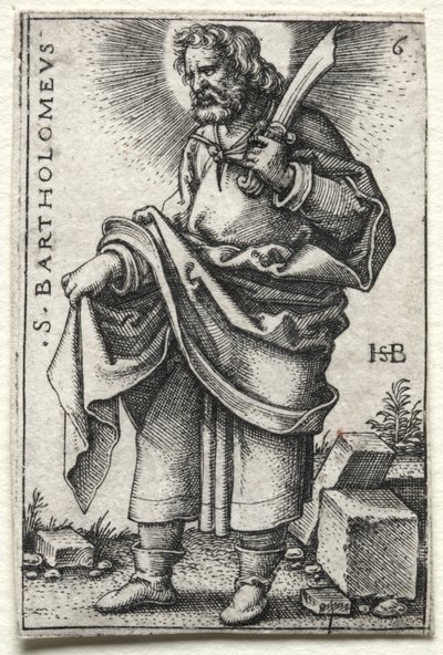 St. Bartolomeus av Hans Sebald Beham