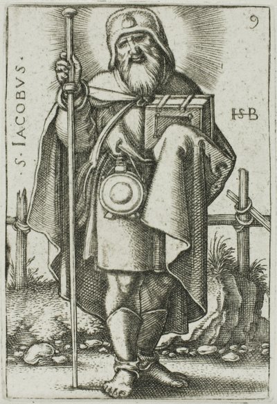 St. James Major, plate 9 fra De tolv apostler av Hans Sebald Beham
