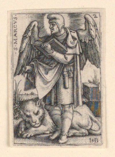 St. Mark, fra De fire evangelistene av Hans Sebald Beham