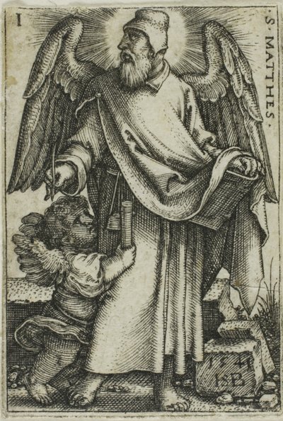 St. Matteus, fra De fire evangelistene av Hans Sebald Beham