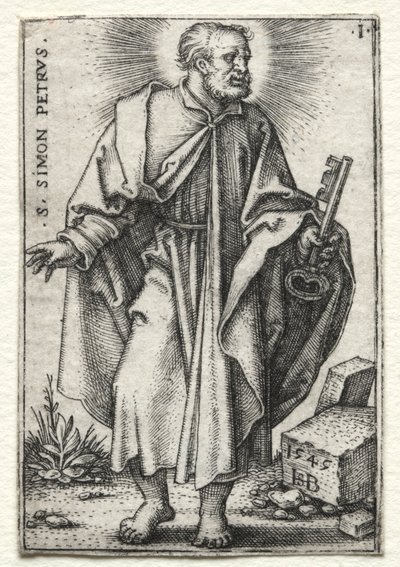 St. Simon Peter av Hans Sebald Beham