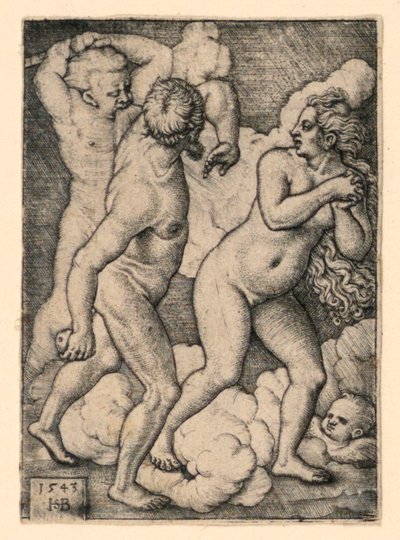 Utvisningen fra paradis av Hans Sebald Beham