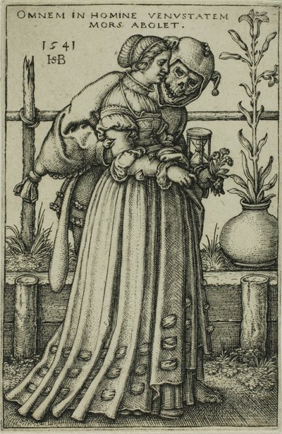 Fruen og døden av Hans Sebald Beham