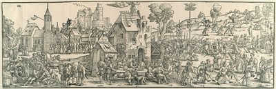 Den store landsbymessen av Hans Sebald Beham