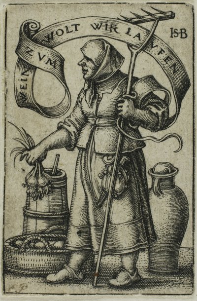 Markedskvinnen av Hans Sebald Beham
