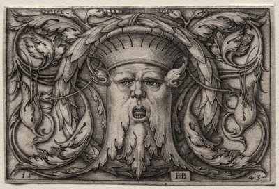 Masken, 1543. av Hans Sebald Beham