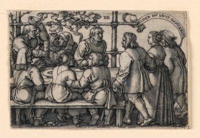 Bondefesten (Alder du must danczen) av Hans Sebald Beham