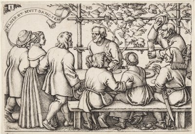 Bondefesten, eller de tolv månedene av Hans Sebald Beham